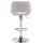 Barhocker HLO-CP244 Stoff chrom ~ creme