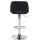 Barhocker HLO-CP244 Stoff chrom ~ schwarz
