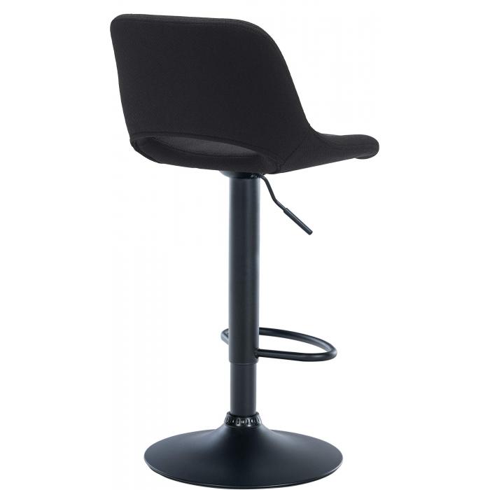 Barhocker HLO-CP244 Stoff schwarz ~ schwarz