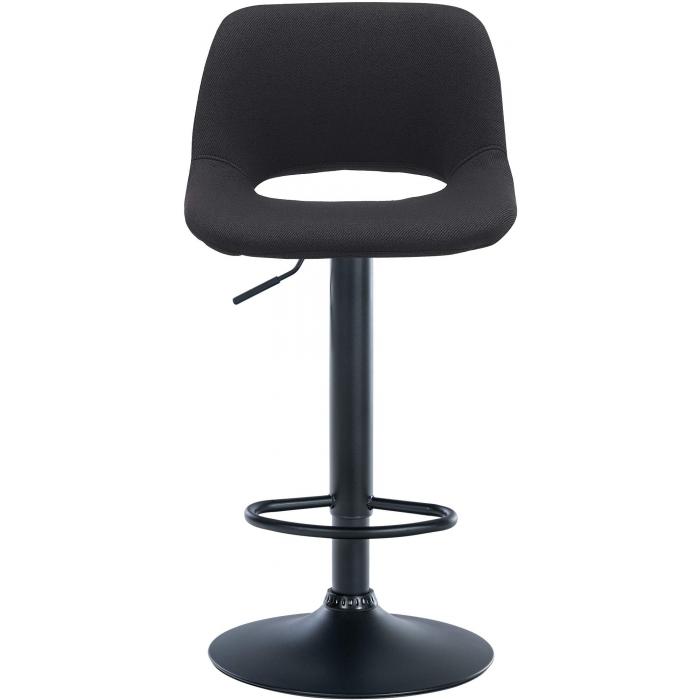 Barhocker HLO-CP244 Stoff schwarz ~ schwarz