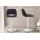 Barhocker HLO-CP244 Stoff wei ~ schwarz