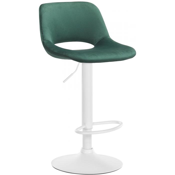 Barhocker HLO-CP243 Samt wei ~ grn