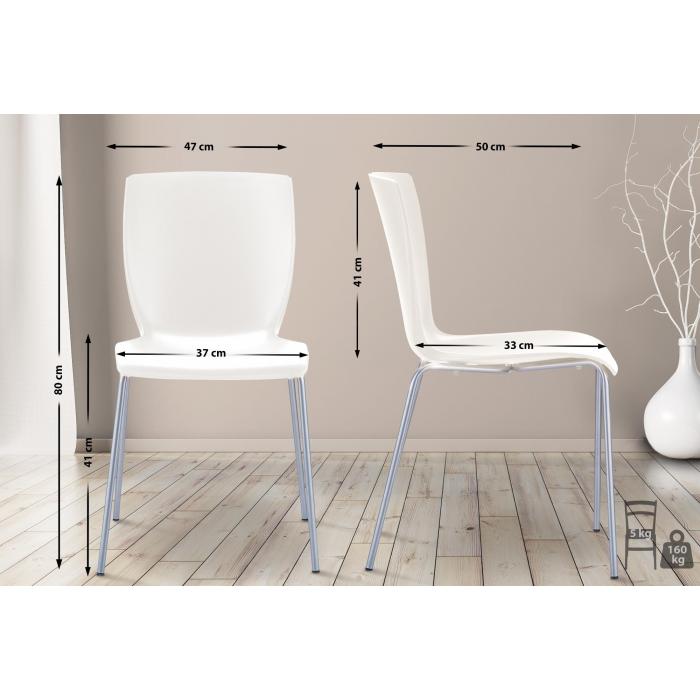 2er Set Sthle HLO-CP89 ~ creme