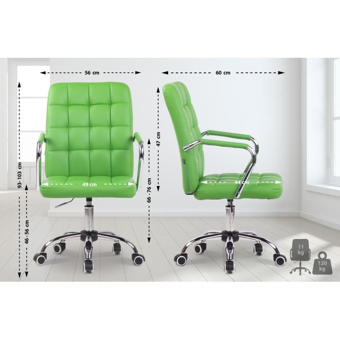 Brostuhl HLO-CP79 Kunstleder ~ grn