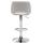 2er Set Barhocker HLO-CP243 Samt chrom ~ creme