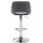 2er Set Barhocker HLO-CP243 Samt chrom ~ dunkelgrau