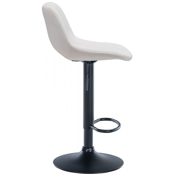 2er Set Barhocker HLO-CP243 Samt schwarz ~ creme