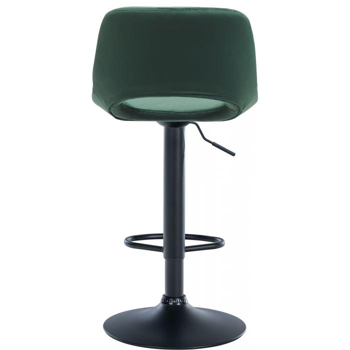 2er Set Barhocker HLO-CP243 Samt schwarz ~ grn