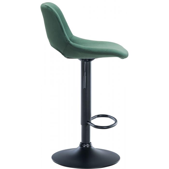 2er Set Barhocker HLO-CP243 Samt schwarz ~ grn