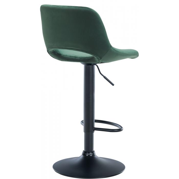 2er Set Barhocker HLO-CP243 Samt schwarz ~ grn