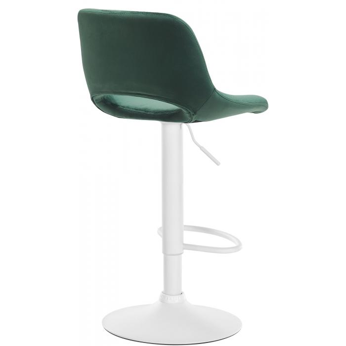 2er Set Barhocker HLO-CP243 Samt wei ~ grn