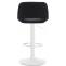 2er Set Barhocker HLO-CP243 Samt wei ~ schwarz
