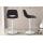 2er Set Barhocker HLO-CP243 Samt wei ~ schwarz