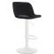 2er Set Barhocker HLO-CP243 Samt wei ~ schwarz