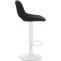 2er Set Barhocker HLO-CP243 Samt wei ~ schwarz