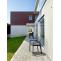 4er Set Stuhl HLO-CP55 ~ dunkelgrau