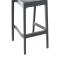 4er Set Barhocker HLO-CP39 ~ dunkelgrau