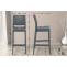 4er Set Barhocker HLO-CP39 ~ dunkelgrau