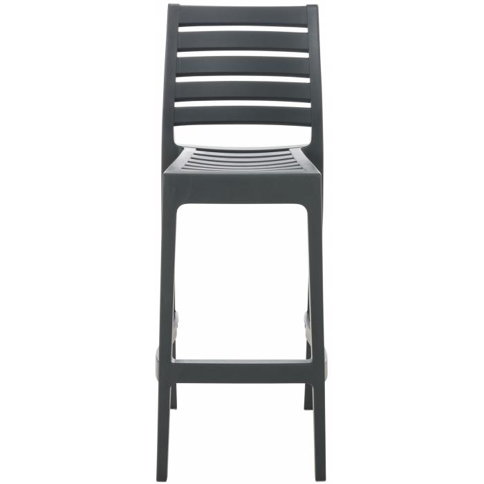 4er Set Barhocker HLO-CP59 ~ dunkelgrau