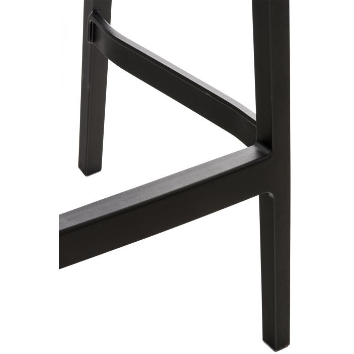 4er Set Barhocker HLO-CP59 ~ schwarz