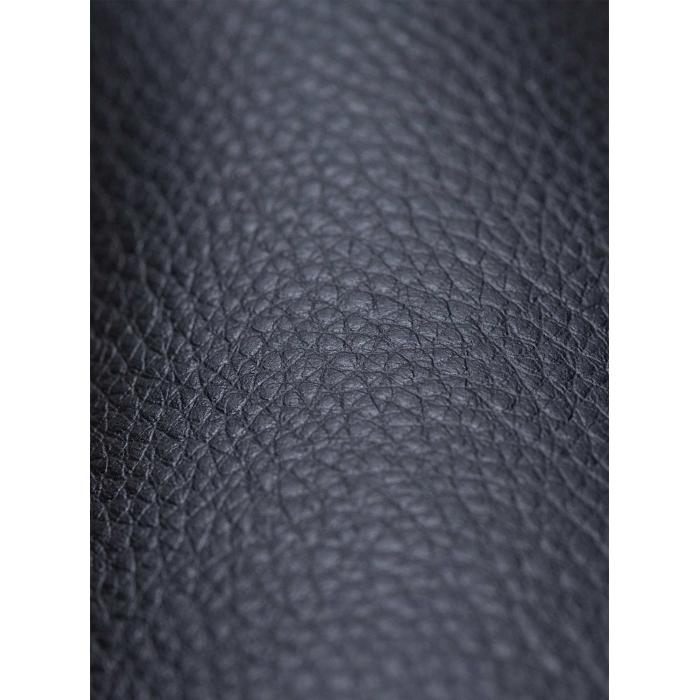 Barhocker HLO-CP257 Kunstleder Eiche ~ schwarz