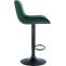 2er Set Barhocker HLO-CP303 Samt schwarz ~ grn