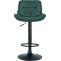 2er Set Barhocker HLO-CP303 Samt schwarz ~ grn