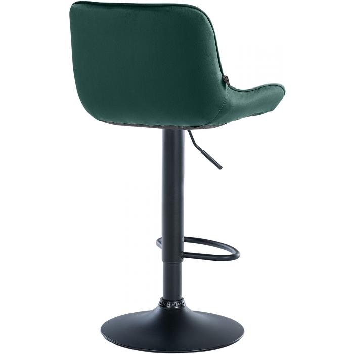 2er Set Barhocker HLO-CP303 Samt schwarz ~ grn