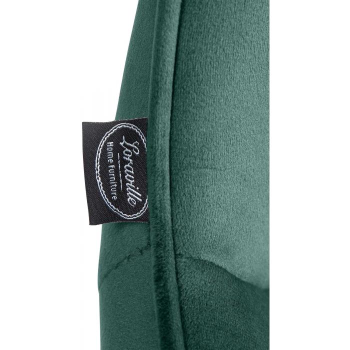2er Set Barhocker HLO-CP303 Samt schwarz ~ grn