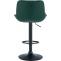 2er Set Barhocker HLO-CP303 Samt schwarz ~ grn