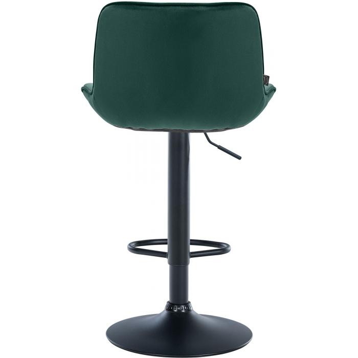 2er Set Barhocker HLO-CP303 Samt schwarz ~ grn