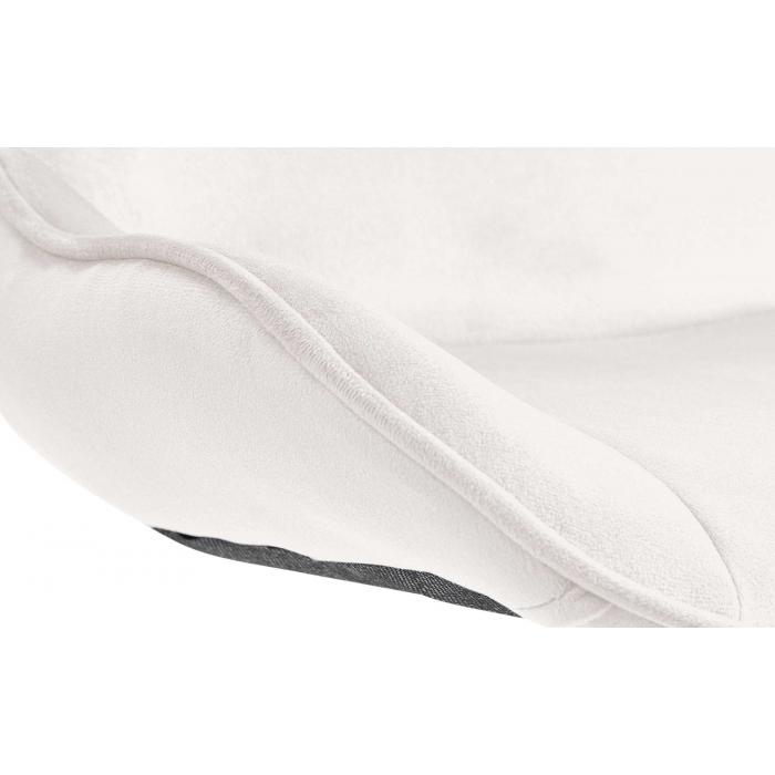 2er Set Barhocker HLO-CP303 Samt wei ~ creme