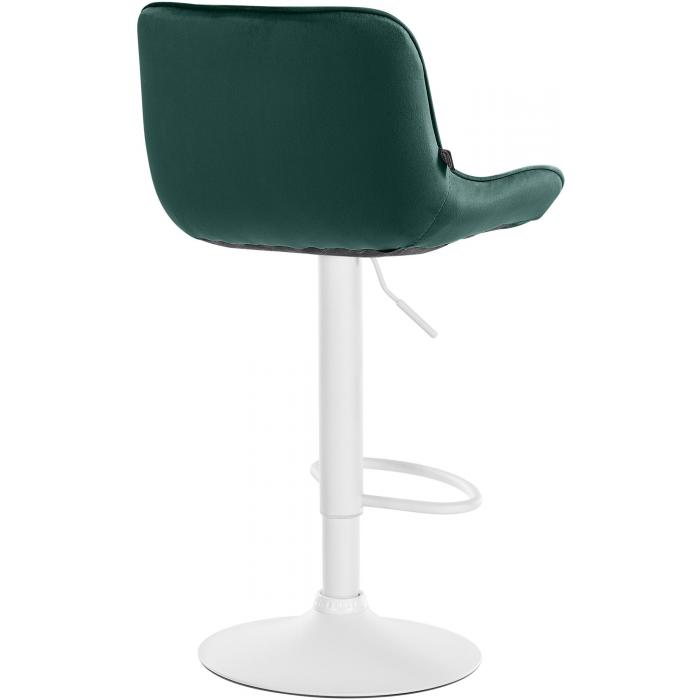 2er Set Barhocker HLO-CP303 Samt wei ~ grn