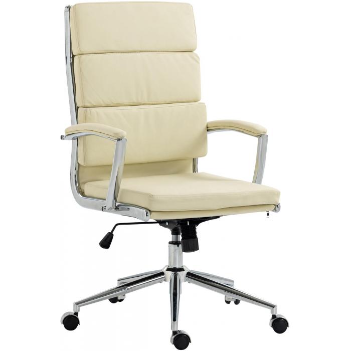 Brostuhl HLO-CP168 Kunstleder ~ creme