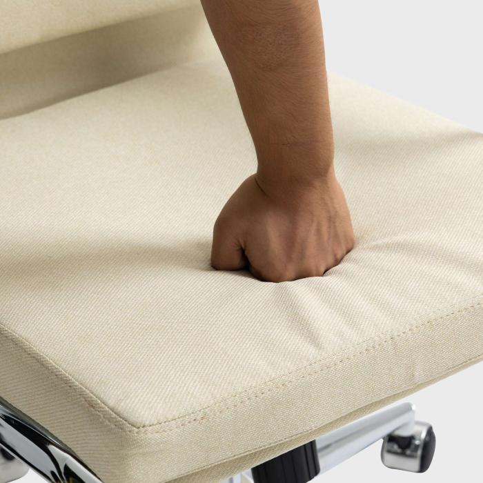 Brostuhl HLO-CP169 Stoff ~ creme