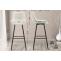 2er Set Barhocker HLO-CP249 Samt ~ creme