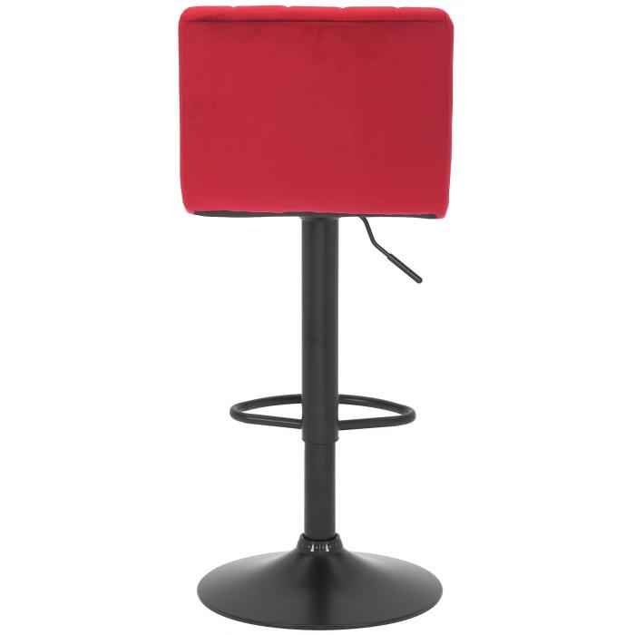 Barhocker HLO-CP231 Samt ~ rot