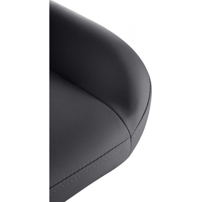 Barhocker HLO-CP8 Gold Kunstleder ~ schwarz