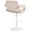 Barhocker HLO-CP314 Samt wei ~ creme