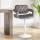Barhocker HLO-CP314 Samt wei ~ grau
