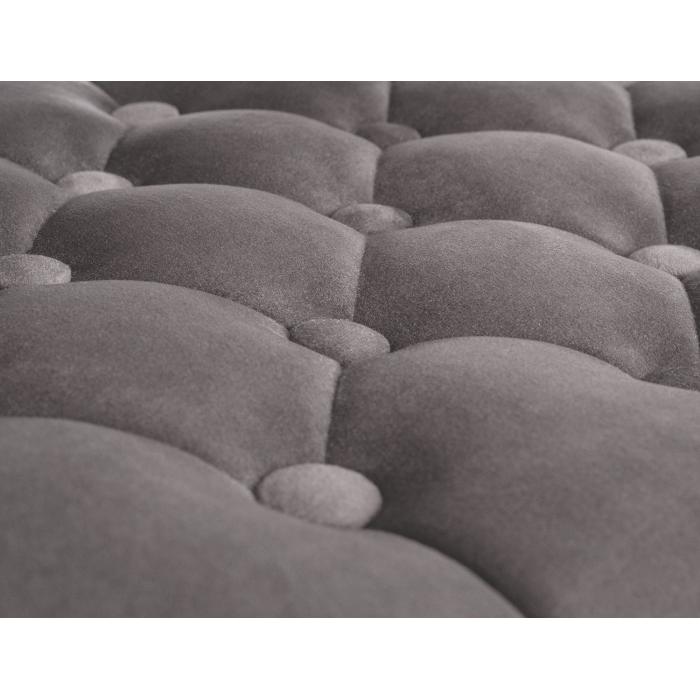 Barhocker HLO-CP314 Samt wei ~ grau