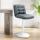 Barhocker HLO-CP246 Kunstleder wei ~ grau