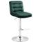Barhocker HLO-CP247 Samt chrom ~ grn