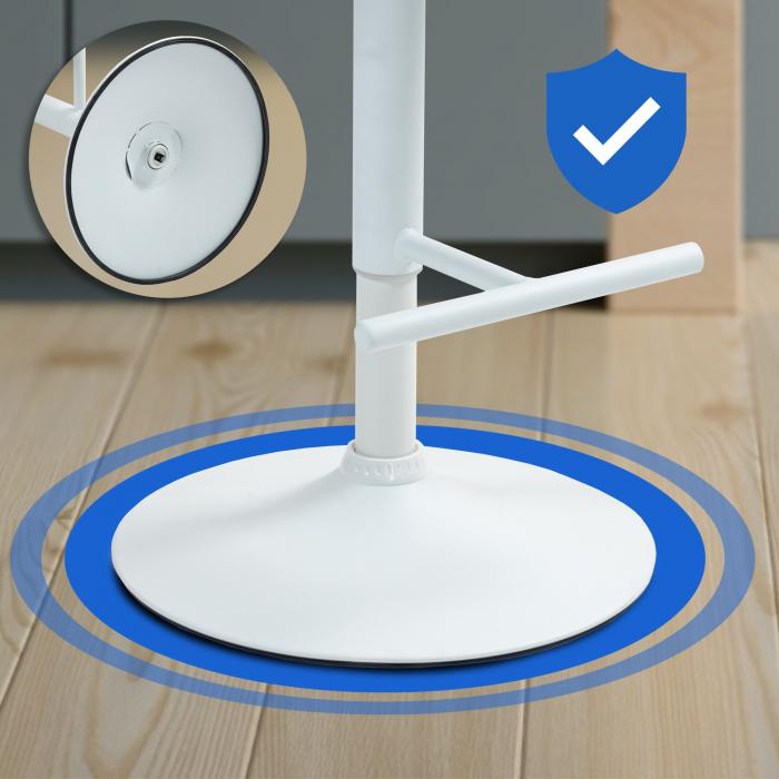 Barhocker HLO-CP247 Samt wei ~ blau