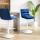Barhocker HLO-CP247 Samt wei ~ blau