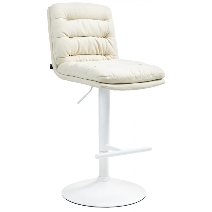 Barhocker HLO-CP248 Stoff wei ~ creme