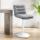 Barhocker HLO-CP248 Stoff wei ~ grau