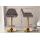 Barhocker HLO-CP8 Gold Stoff ~ braun