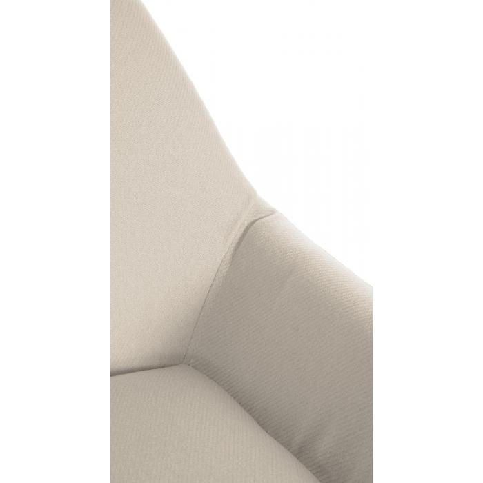 Barhocker HLO-CP8 Gold Stoff ~ creme