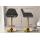 Barhocker HLO-CP8 Gold Stoff ~ schwarz